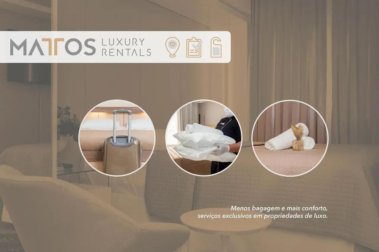 Aion Suites 205 - Lindo Apartamento Com Vista Para O Mar, A 60M Da Praia De Bombinhas, Com Piscina E Academia No Rooftop. Kültér fotó
