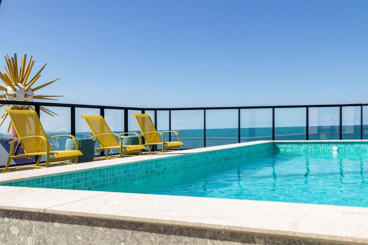 Aion Suites 205 - Lindo Apartamento Com Vista Para O Mar, A 60M Da Praia De Bombinhas, Com Piscina E Academia No Rooftop. Kültér fotó