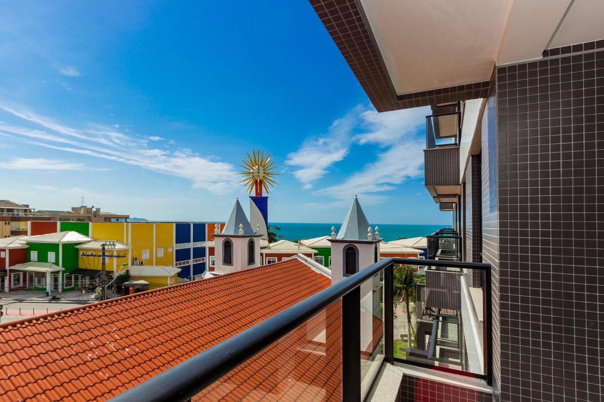 Aion Suites 205 - Lindo Apartamento Com Vista Para O Mar, A 60M Da Praia De Bombinhas, Com Piscina E Academia No Rooftop. Kültér fotó