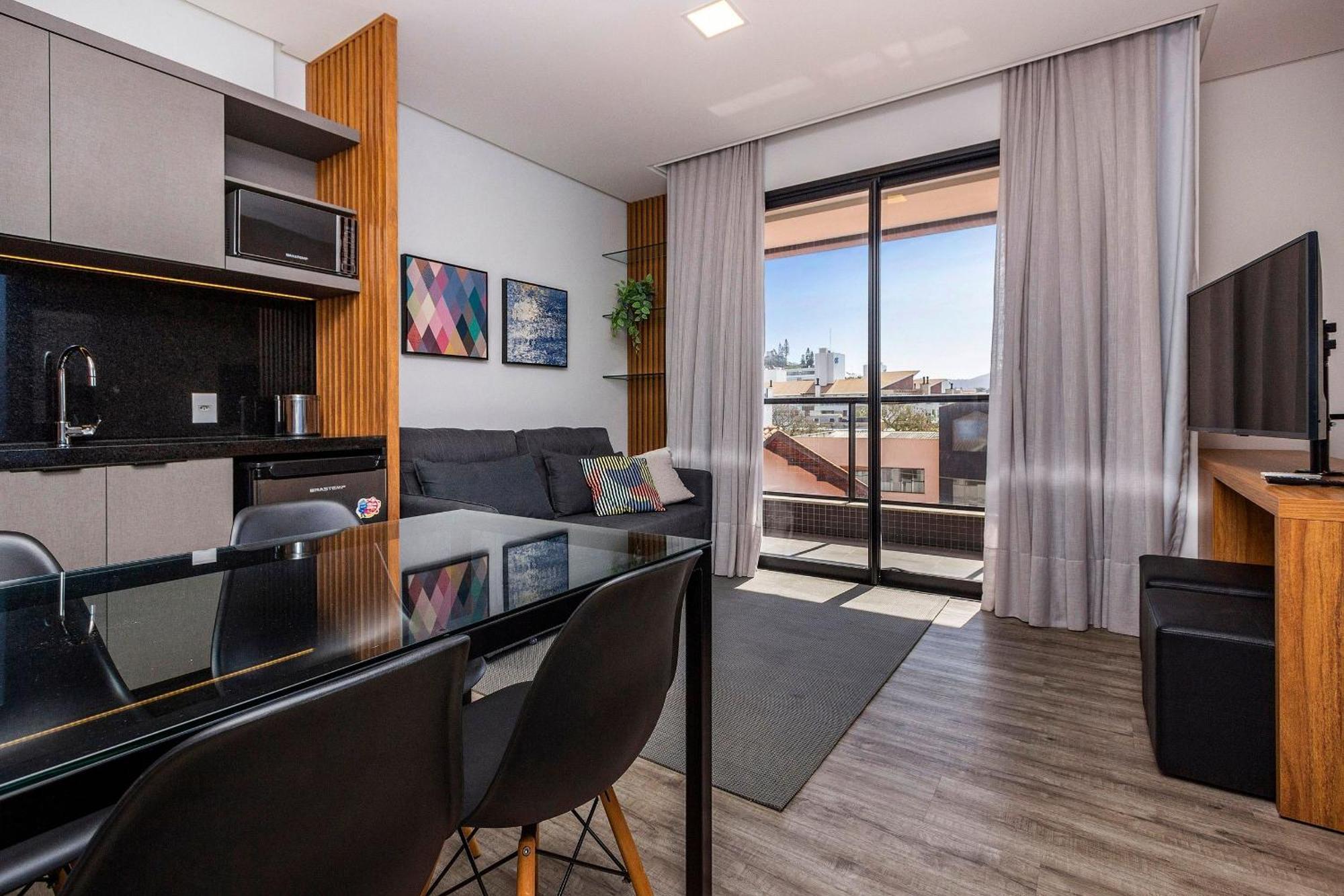 Aion Suites 205 - Lindo Apartamento Com Vista Para O Mar, A 60M Da Praia De Bombinhas, Com Piscina E Academia No Rooftop. Kültér fotó